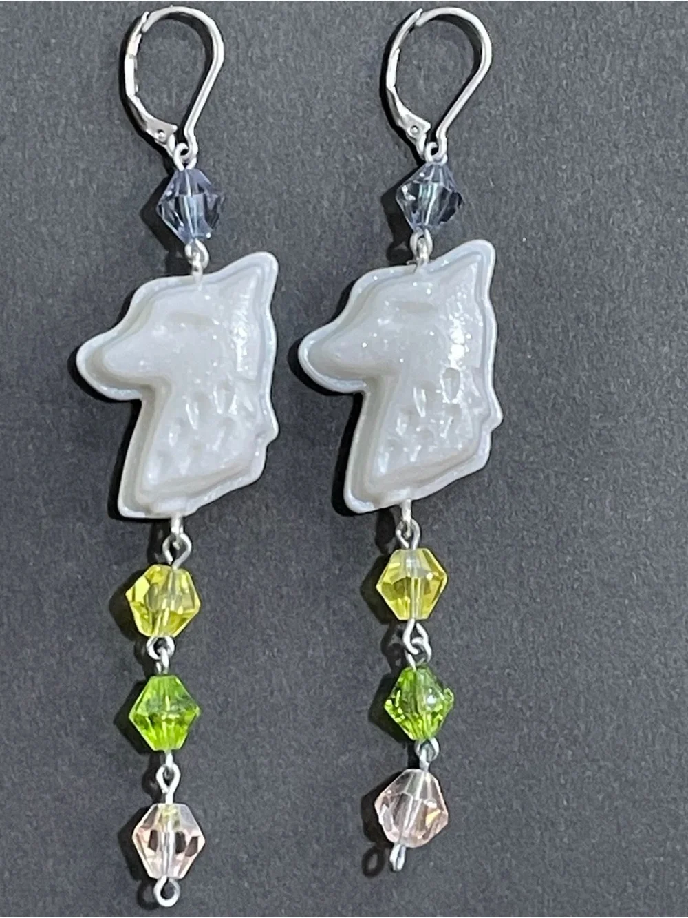 Twisted Wonderland Jack Howl Inspired Groovy Candy Earrings (Gala Couture) - Picture 2 of 5